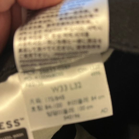 Levi’s 512 Slim Taper Stretch  Flex Men’s Black Jeans 33x32 NWT - Picture 12 of 16